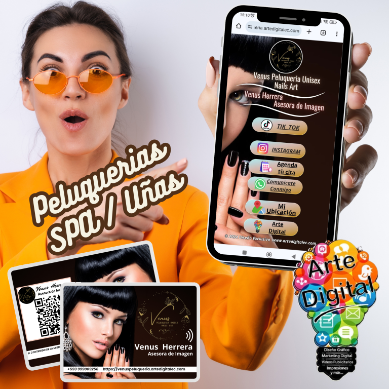 Tarjetas de Presentación Digital Inteligentes / Arte Digital Ecuador