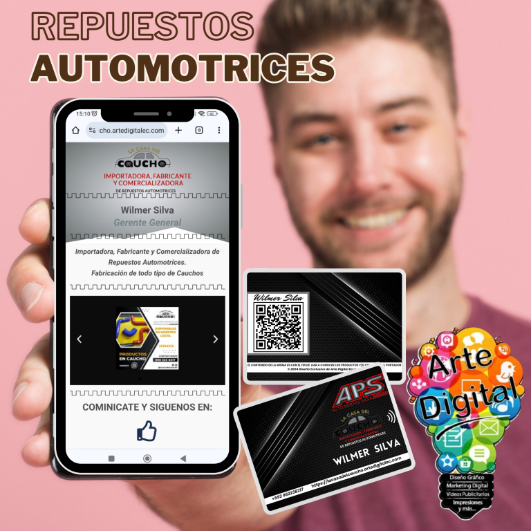 Tarjetas de Presentación Digital Inteligentes / Arte Digital Ecuador