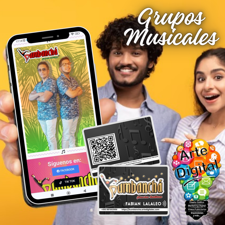 Tarjetas de Presentación Digital Inteligentes / Arte Digital Ecuador